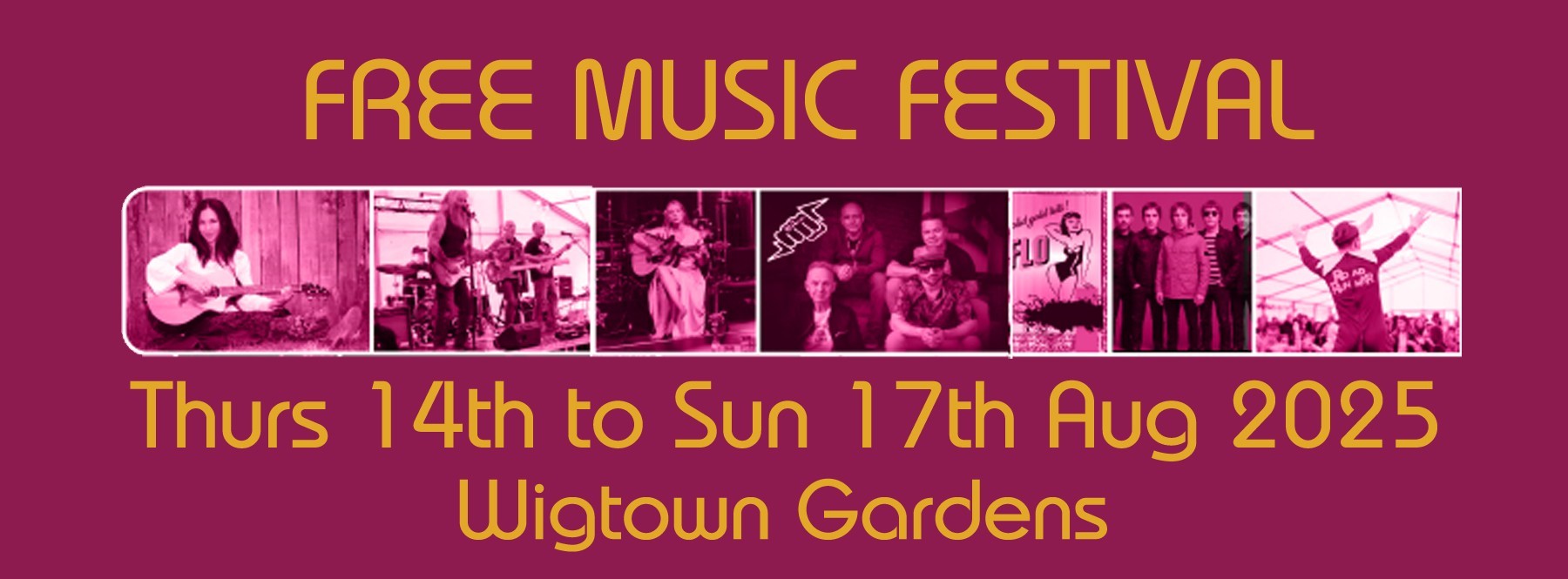Wigtown Shindy music festival 14th to 17th august 2025